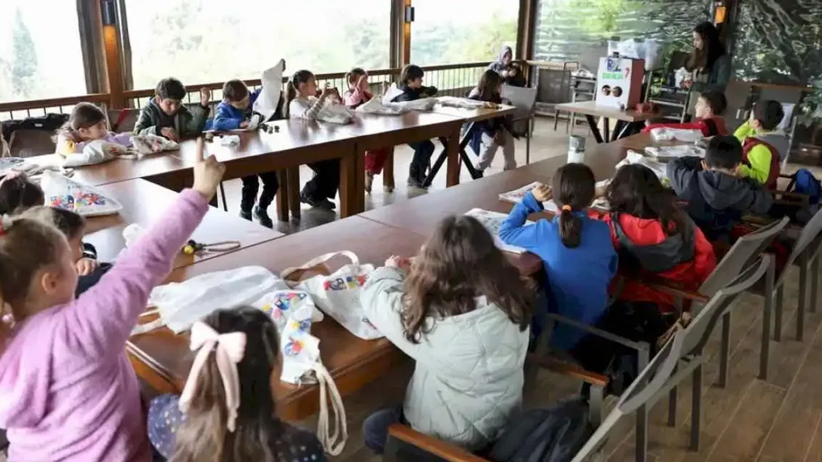 Minik kaşifler Leylek Göl Evi’nde