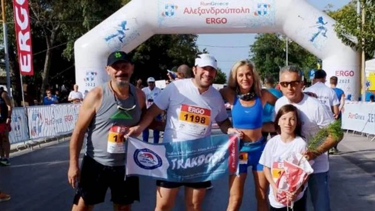 TRAKDOSK, ‘Run Greece Alexandroupolis 2023’e katıldı