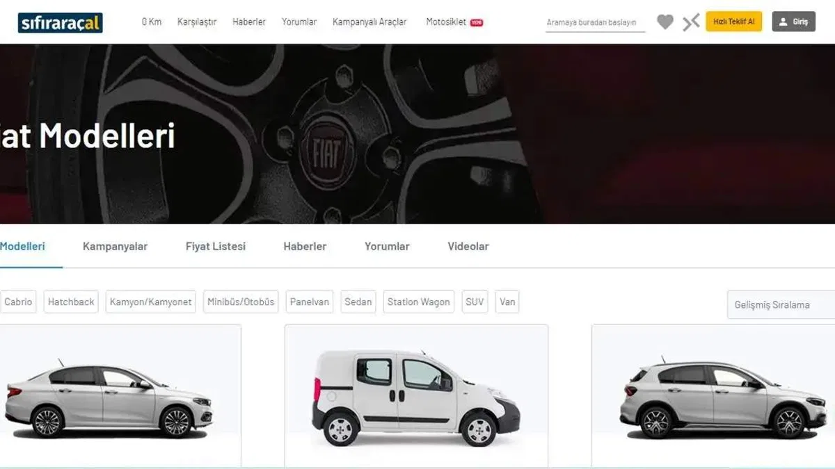 Fiat Araba Modelleri