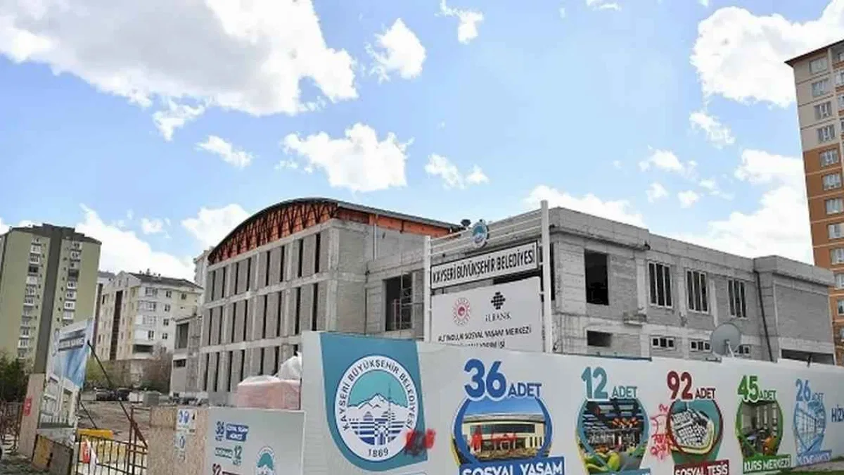 Kayseri Büyükşehir'den Altınoluk'a sosyal yaşam merkezi