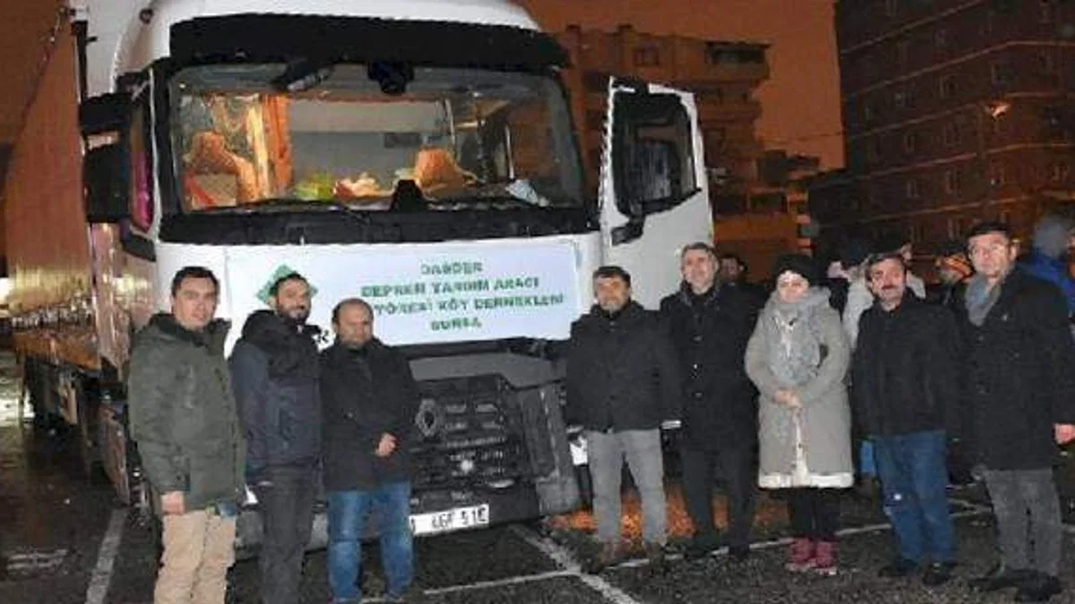 DAĞDER depremzedeler için tek yürek oldu