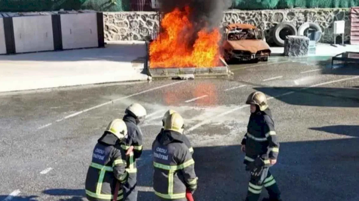 Ordu İtfaiyesi geleceğin kahramanlarını yetiştiriyor