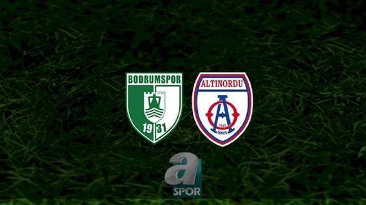 Bodrumspor - Altınordu maçı ne zaman, saat kaçta ve hangi kanalda? | TFF 1. Lig