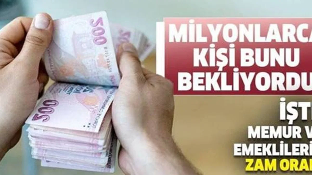 Emekli Maaşları, Memur Maaşı ve Asgari Ücret Kaç TL Artacak?