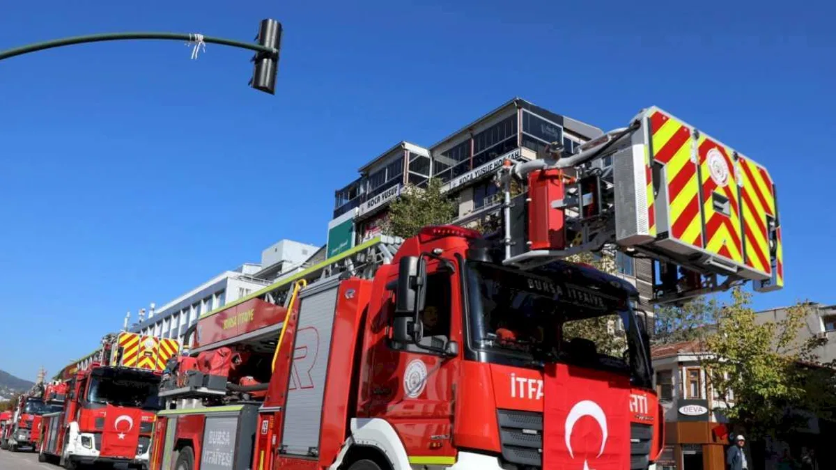 Bursa itfaiyesi 312 inci yılını kutladı