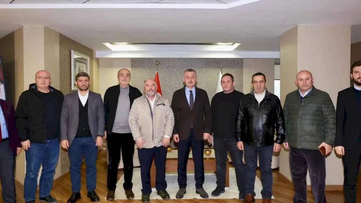 Gebze Trabzonlular Derneği’nden  Başkan Büyükakın’a Ziyaret