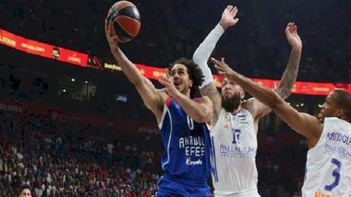 Anadolu Efes THY Avrupa Ligi'nde Salı günü Real Madrid ile karşılaşacak