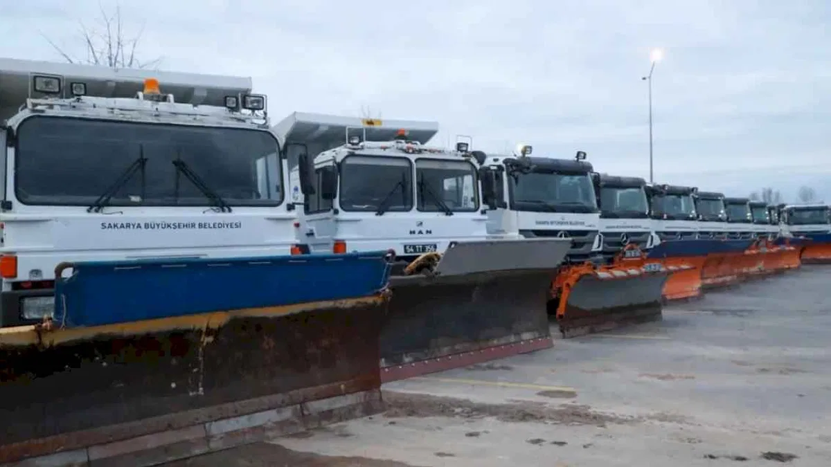 Sakarya kar yağışına hazır!