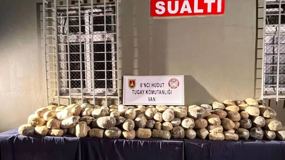 Van sınırında dev uyuşturucu operasyonu gerçekleştirildi