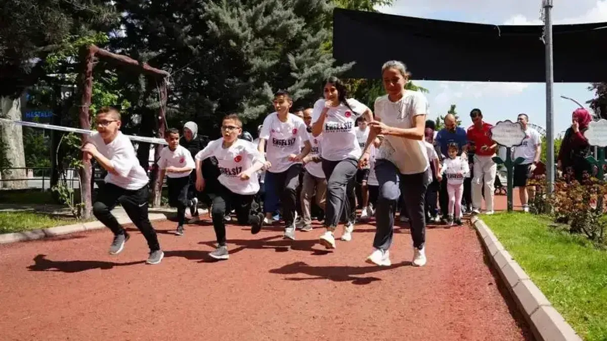 Ankara Keçiören’de engelsiz spor heyecanı