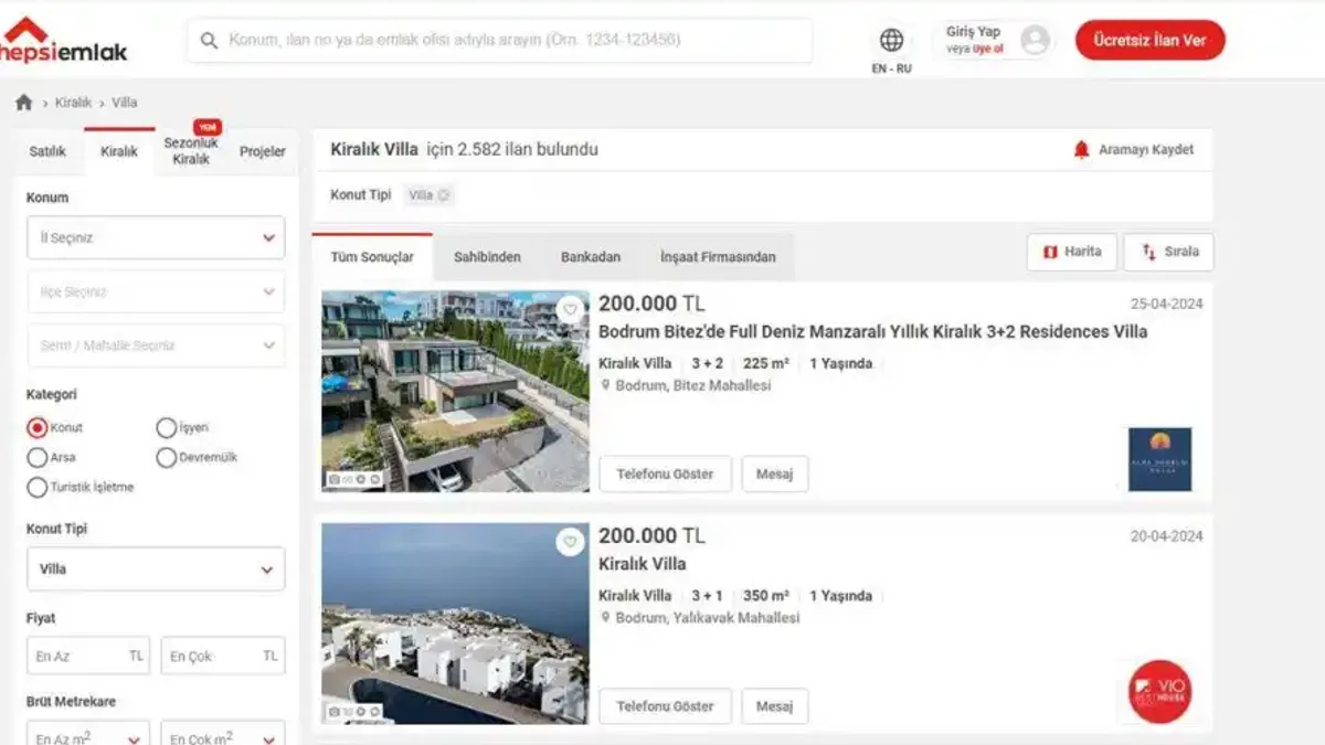 Kiralık Villa Seçenekleri: Özel Bir Tatil Deneyimi için İpuçları