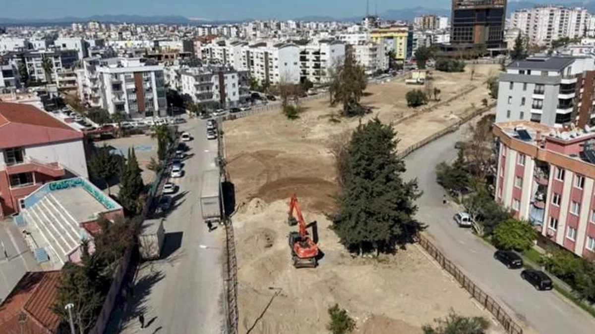 Antalya Muratpaşa’dan 16 bin metrekarelik yeni park çalışması