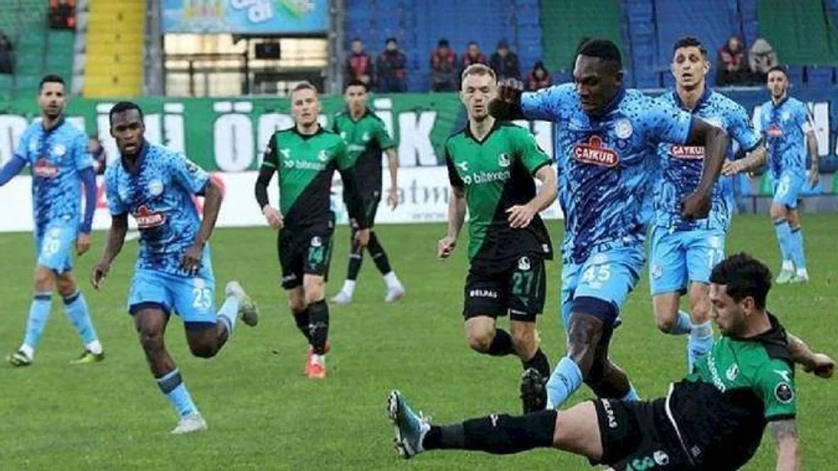 Çaykur Rizespor 2-1 Sakaryaspor | MAÇ SONUCU - ÖZET