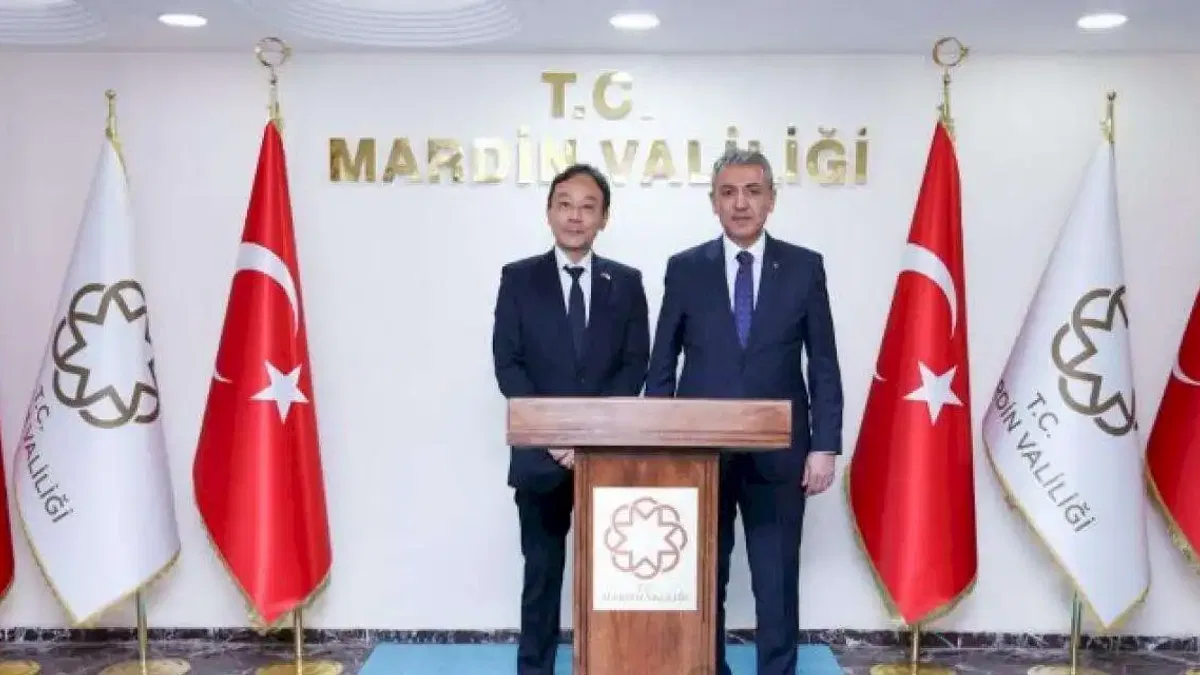 Japonya Büyükelçisi Katsumata Takahiko, Mardin Valisini ziyaret etti