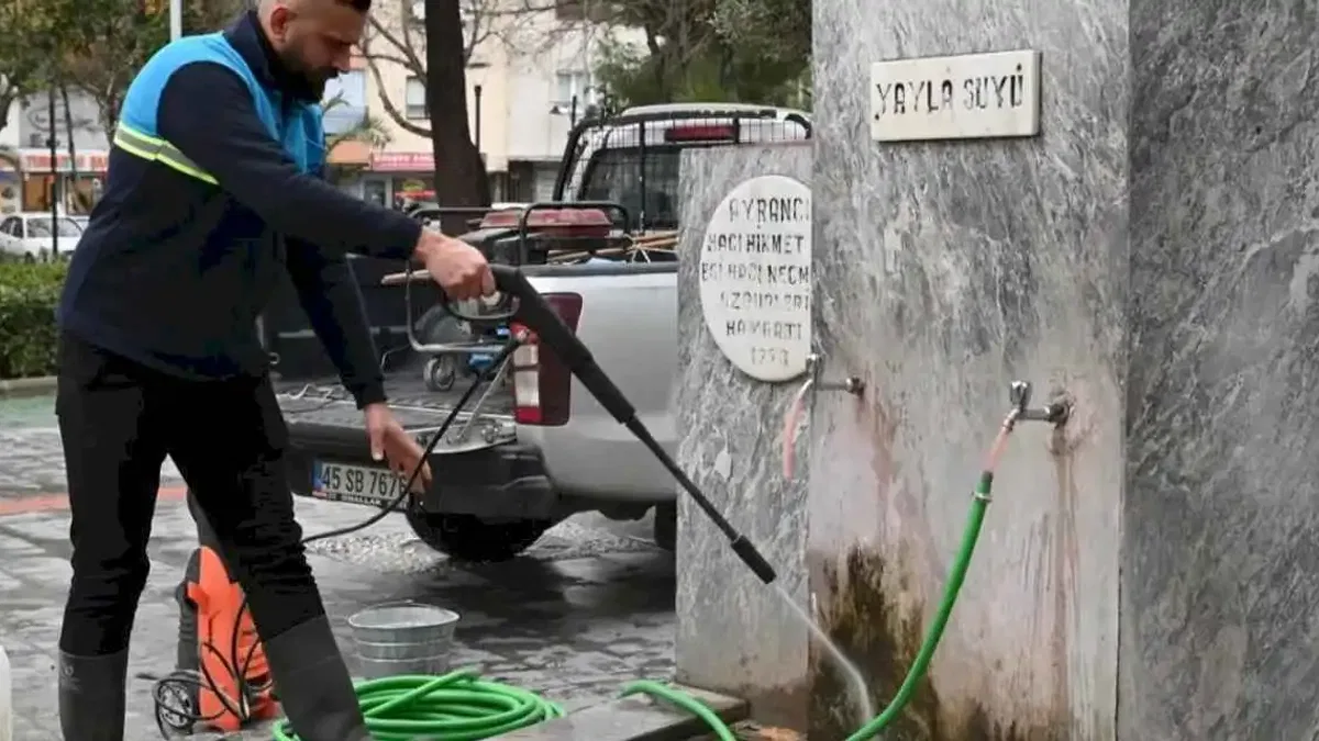 Manisa'da hayrat çeşmeleri hayat buluyor