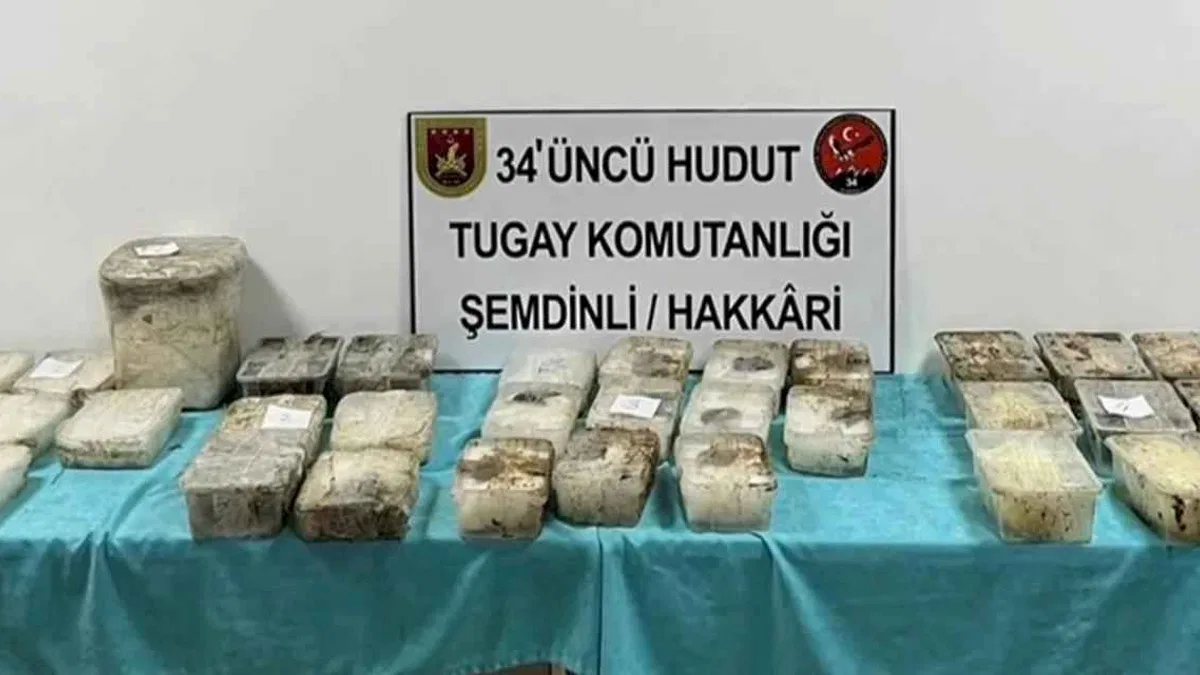 İran sınırında 81 kilogram uyuşturucu ele geçirildi