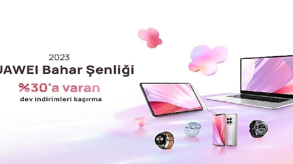 Baharın gelişine özel indirim ve teklifler HUAWEI Online Mağaza'da