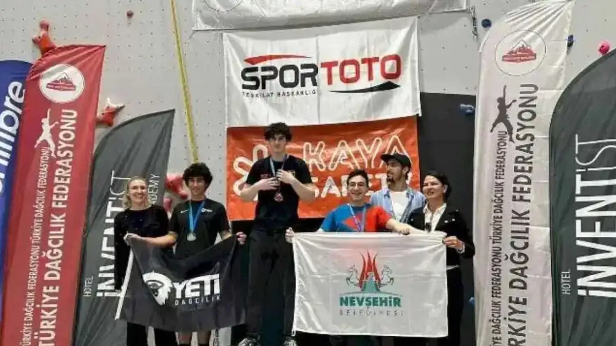 Nevşehirli sporcu Türkiye 3’üncüsü oldu