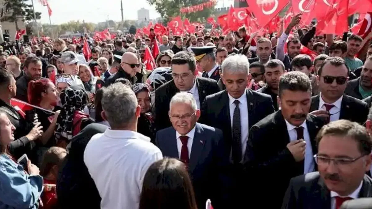 Kayseri'de 29 Ekim coşkusu