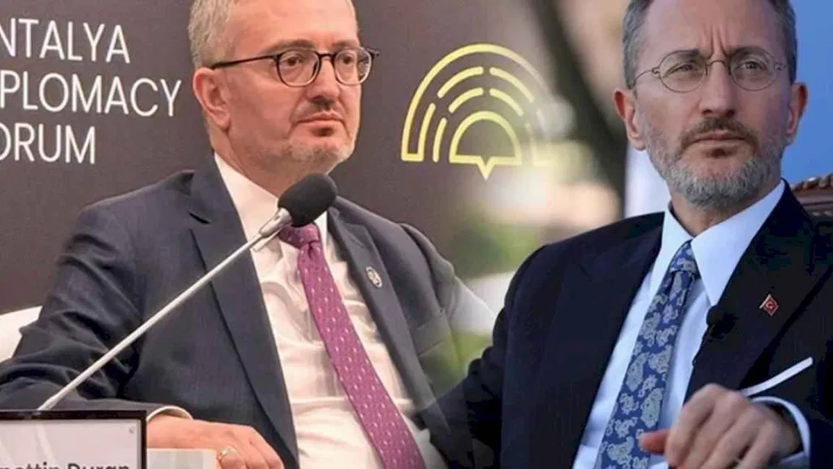Altun görev değişimiyle TİHEK Başkanlığı’na, Duran İletişim Başkanlığı’na getirildi