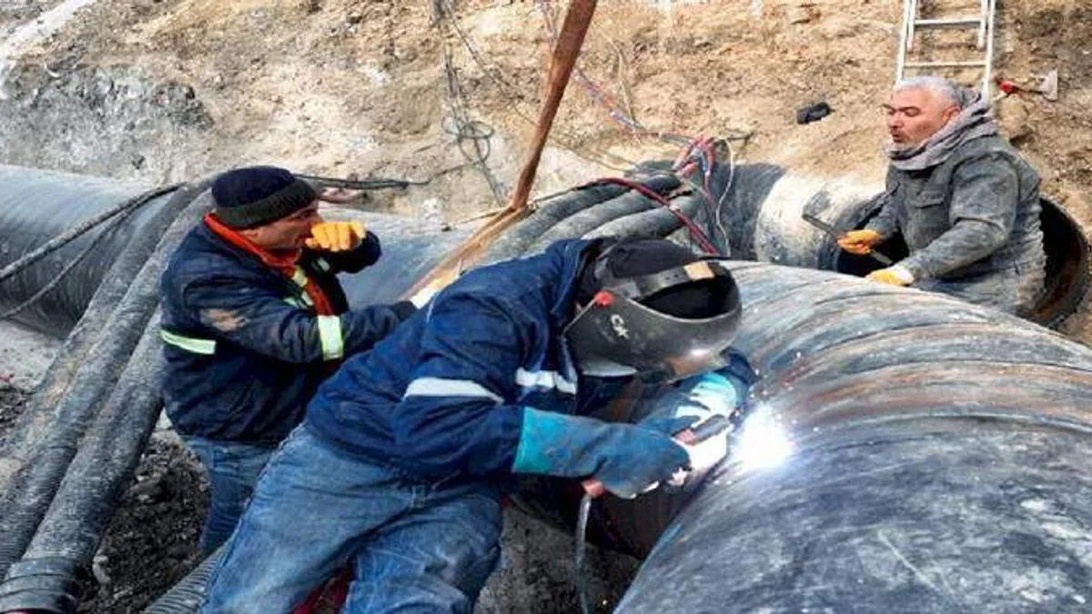 Bursa'da BUSKİ hatların deplasesi için zamanla yarıştı