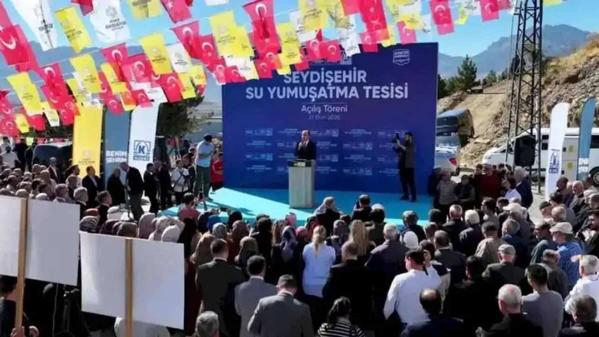 Konya Seydişehir'e 65 milyon liralık tesis