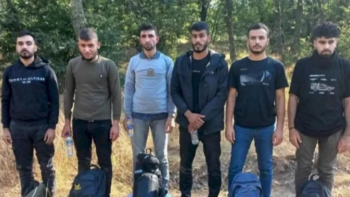 Edirne'de 16 göçmen yakalandı