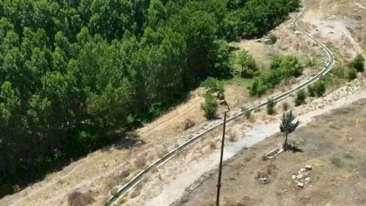 Malatya'da 1200 dekarlık alana kayıpsız su desteği