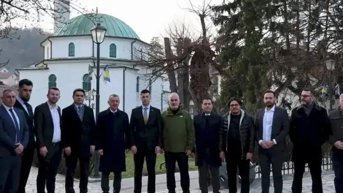 Başkan Büyükakın Bosna Hersek’te soydaşlarla iftar açtı