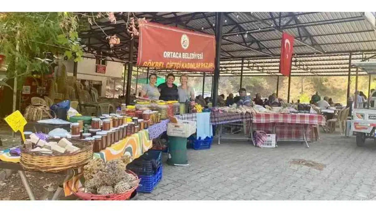Muğla Ortaca’da Üretici Kadın Pazarı ilk kez kuruldu