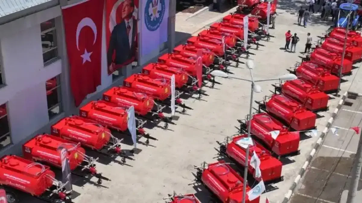 Manisa teyakkuzda... İlk etapta 48 tanker teslim edildi