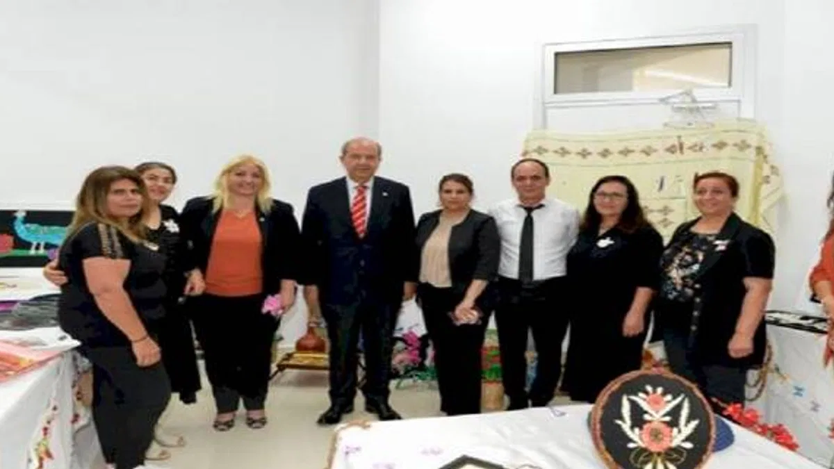 KKTC'de köy kadınlarının el emekleri sergilendi