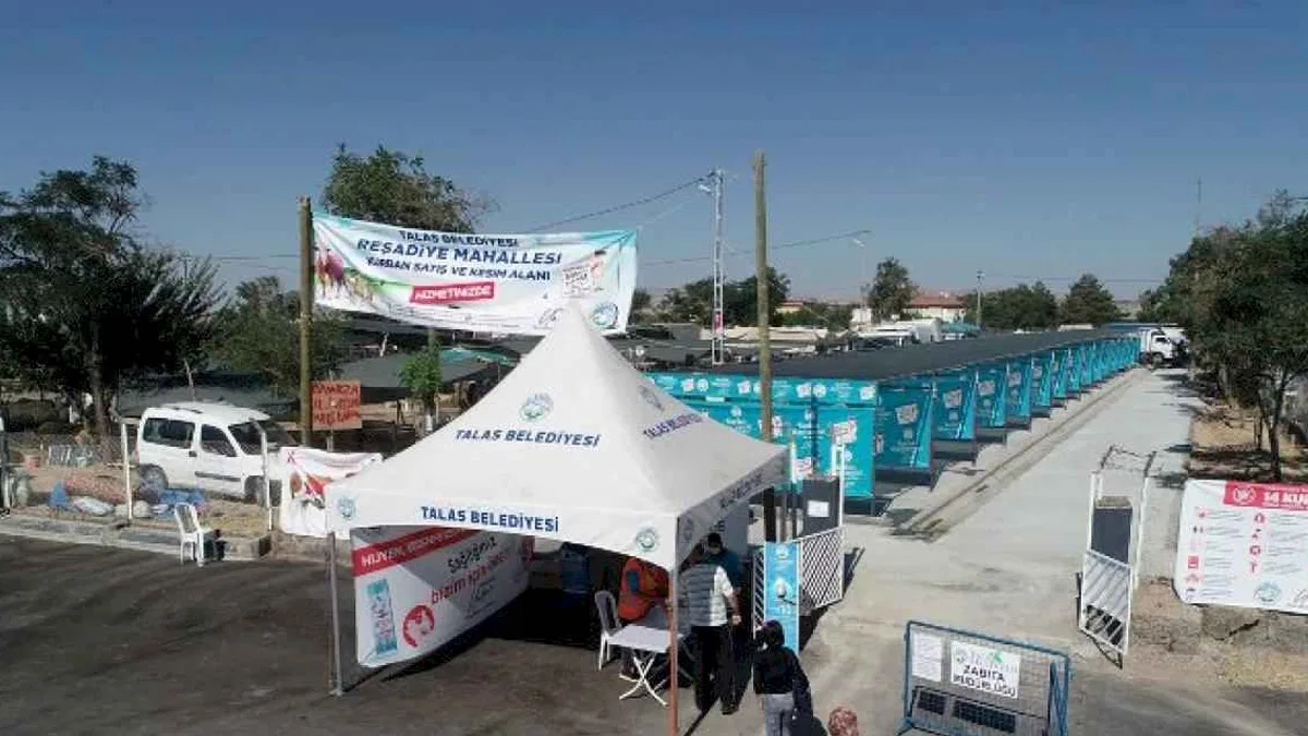 Talas’ta kurban satış yerleri kura ile belirlendi