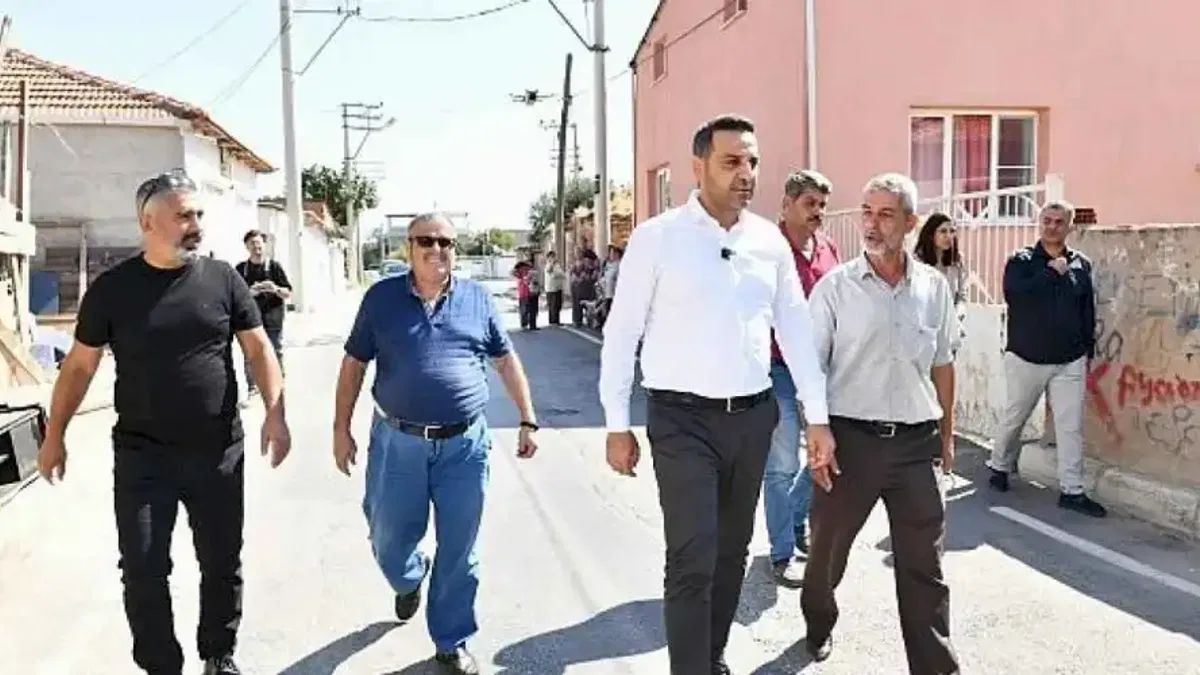 Başkan Yıldız Kaklıç'ta yol sözünü tuttu