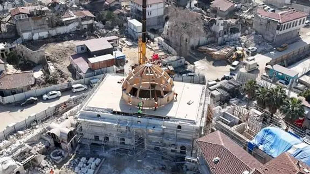 Anadolu'nun ilk camisi ayağa kalkıyor