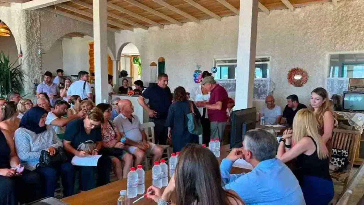 Castello Fontana'ya Çeşme halkından destek