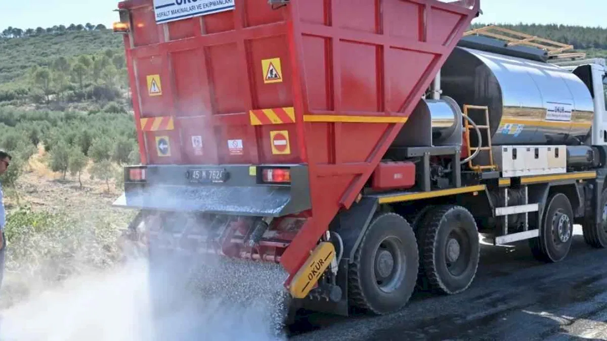 Manisa'da yeni nesil asfalt dönemi başladı