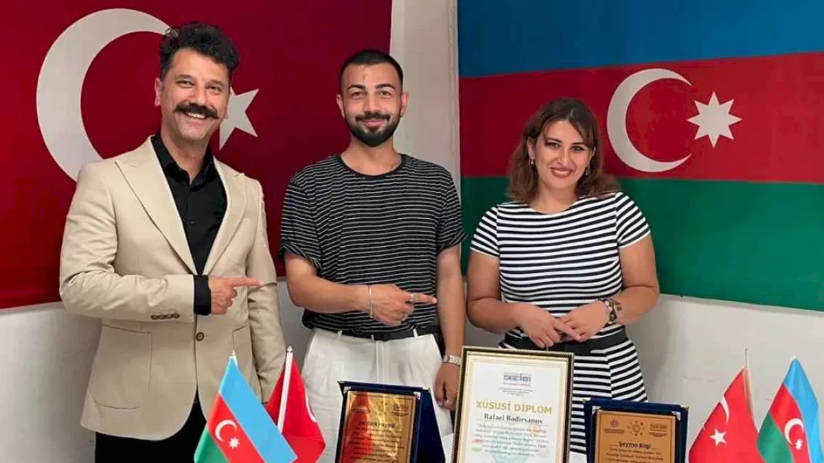 Azerbaycan Bakü'den Manisa'ya iki ödül