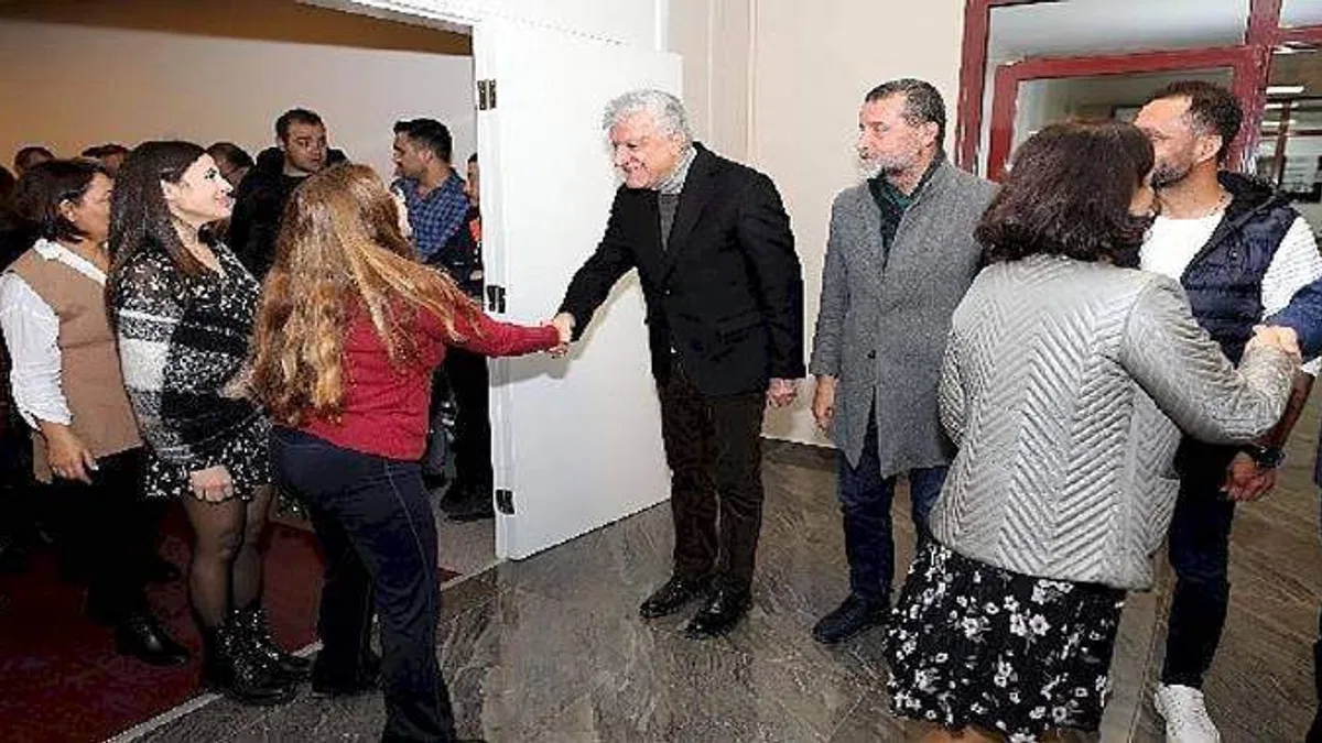 Başkan Engin, Belediye Personelinin Yeni Yılını Kutladı