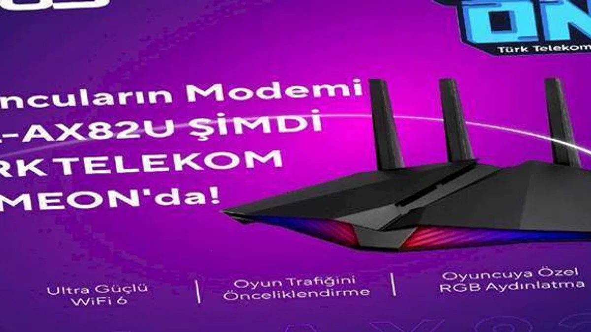 Wi-Fi 6 Teknolojili Oyuncu Modemi: ASUS DSL-AX82U