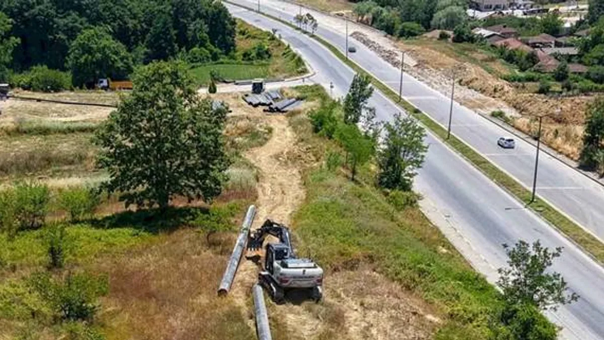 Sakarya'da 17 mahalleye içme suyu ileten ana hat yenileniyor