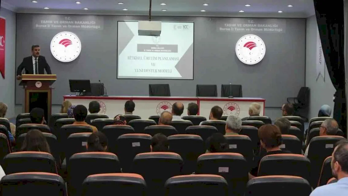 Bursa Tarım ve Orman Müdürlüğü'nde teknik personele hizmet içi eğitim