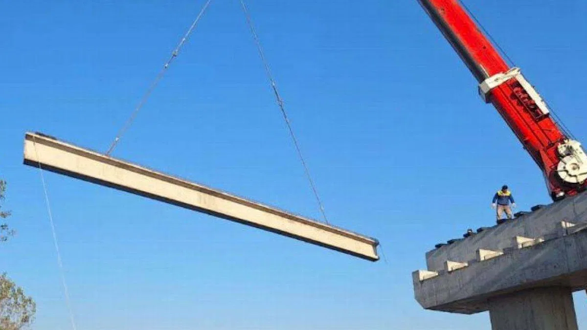 Darıca Osmangazi’de kiriş montajları başladı
