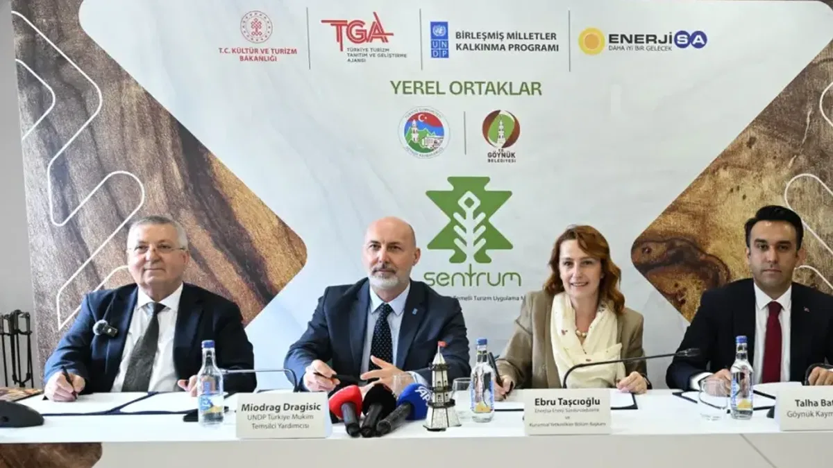 Bolu Göynük'te sürdürülebilir turizm için imzalar atıldı