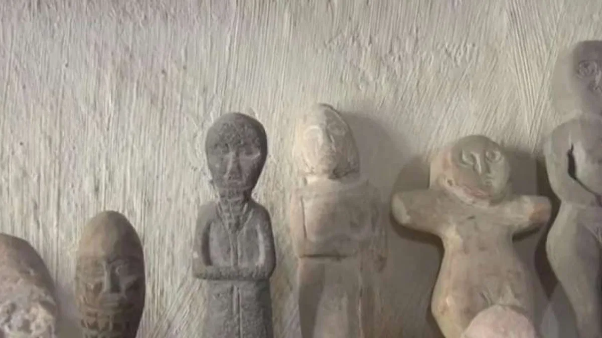 Suriyeli arkeolog taşları sanata dönüştürüyor