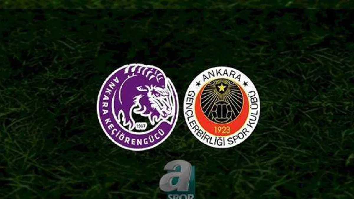 Keçiörengücü - Gençlerbirliği maçı ne zaman, saat kaçta ve hangi kanalda? | TFF 1. Lig
