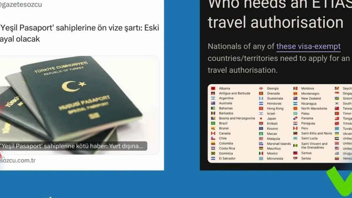 Yeşil ve gri pasaport iddiaları dezenformasyon!