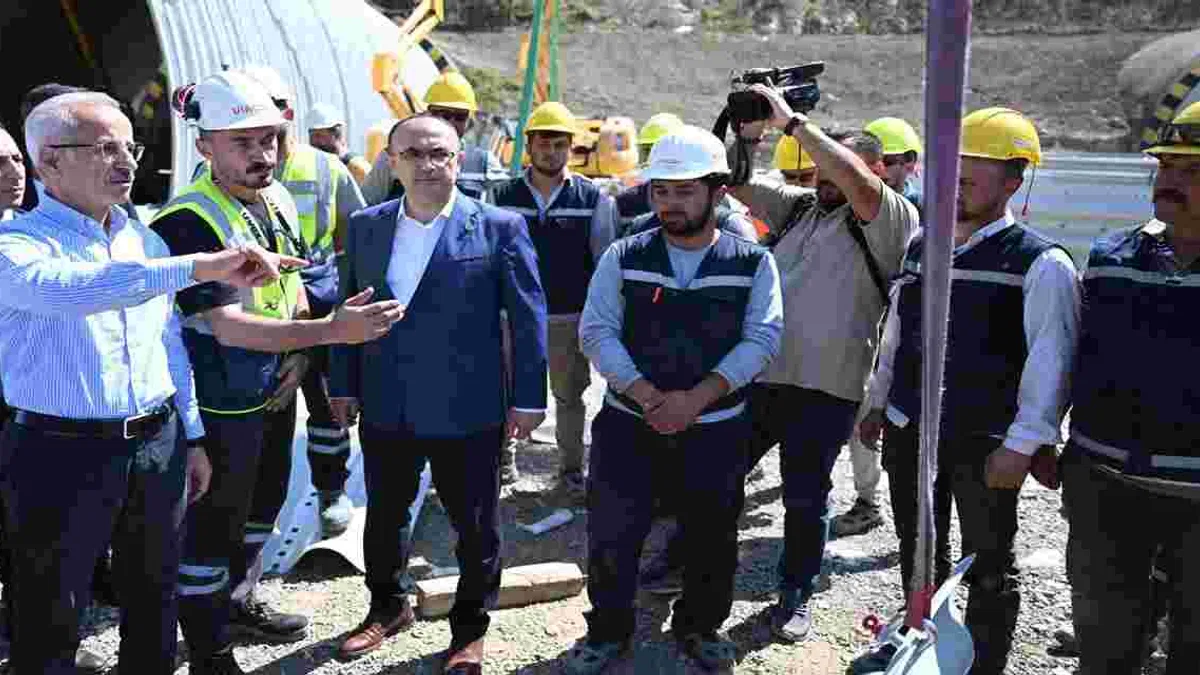 Bolu Dağı tünelindeki çalışmalar 19 Eylül'de tamamlanacak