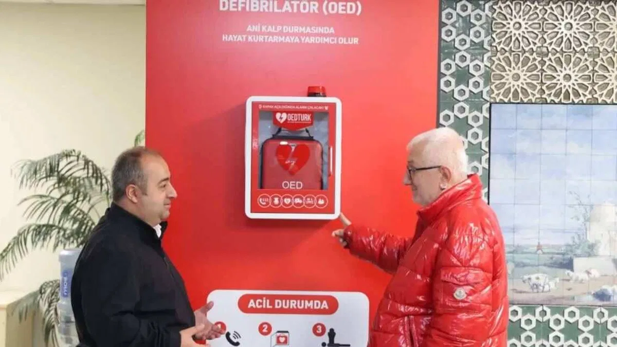 Gebze'de kalp krizine karşı hayat kurtaran cihaz dönemi