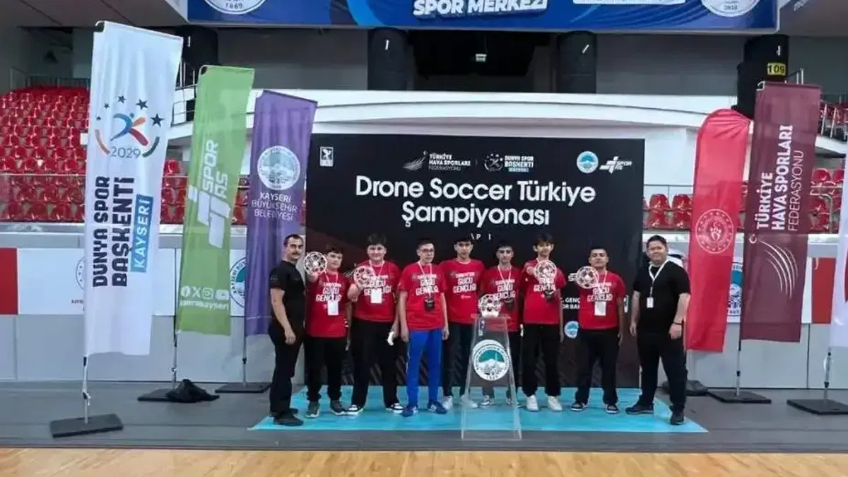 Kayseri'de Drone Soccer Türkiye Şampiyonası heyecanı